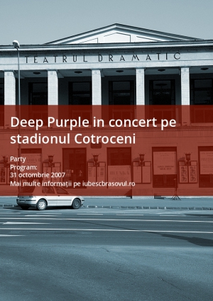 Deep Purple in concert pe stadionul Cotroceni