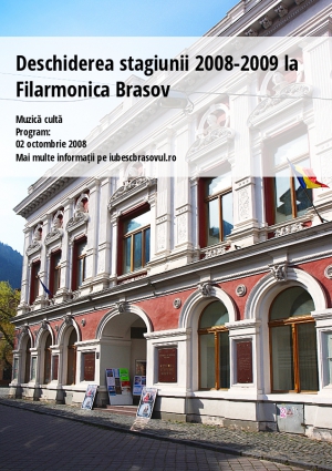 Deschiderea stagiunii 2008-2009 la Filarmonica Brasov