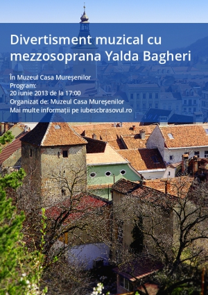 Divertisment muzical cu mezzosoprana Yalda Bagheri