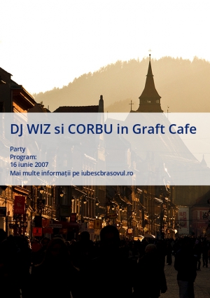 DJ WIZ si CORBU in Graft Cafe