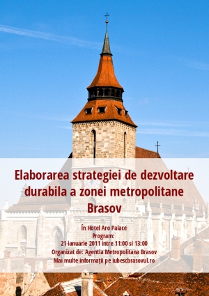 Elaborarea strategiei de dezvoltare durabila a zonei metropolitane Brasov