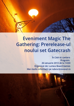 Eveniment Magic The Gathering: Prerelease-ul noului set Gatecrash
