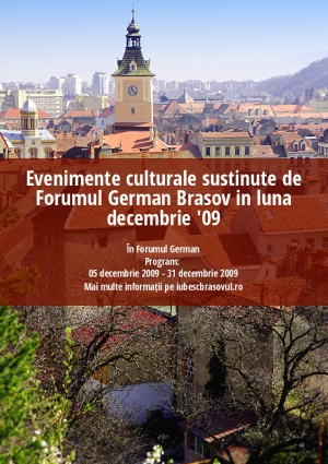 Evenimente culturale sustinute de Forumul German Brasov in luna decembrie '09