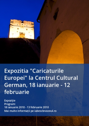 Expozitia "Caricaturile Europei" la Centrul Cultural German, 18 ianuarie - 12 februarie