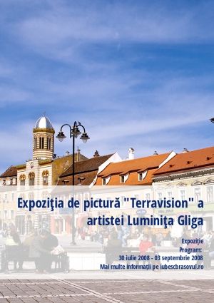 Expoziţia de pictură "Terravision" a artistei Luminiţa Gliga