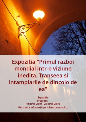 Expozitia "Primul razboi mondial intr-o viziune inedita. Transeea si intamplarile de dincolo de ea"