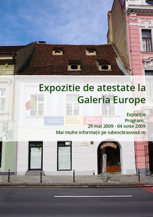 Expozitie de atestate la Galeria Europe