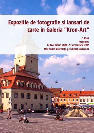 Expozitie de fotografie si lansari de carte in Galeria "Kron-Art"