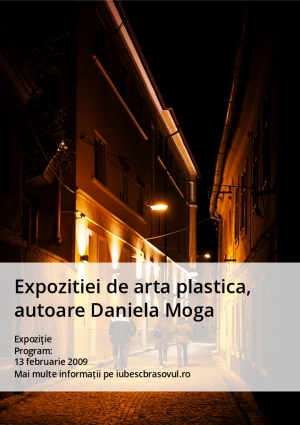 Expozitiei de arta plastica, autoare Daniela Moga