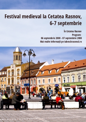 Festival medieval la Cetatea Rasnov, 6-7 septembrie