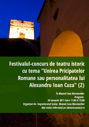 Festivalul-concurs de teatru istoric cu tema "Unirea Pricipatelor Romane sau personalitatea lui Alexandru Ioan Cuza" (2)