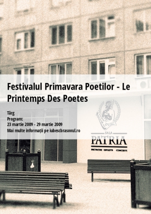 Festivalul Primavara Poetilor - Le Printemps Des Poetes