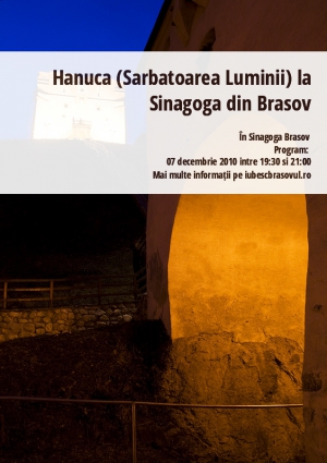 Hanuca (Sarbatoarea Luminii) la Sinagoga din Brasov