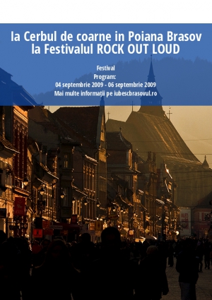 Ia Cerbul de coarne in Poiana Brasov la Festivalul ROCK OUT LOUD