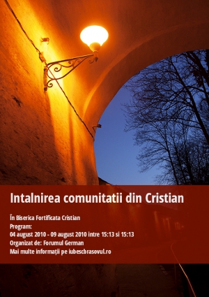 Intalnirea comunitatii din Cristian