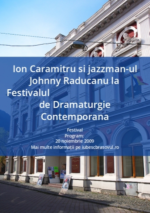 Ion Caramitru si jazzman-ul Johnny Raducanu la Festivalul de Dramaturgie Contemporana