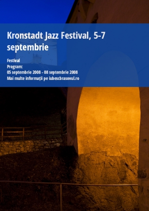 Kronstadt Jazz Festival, 5-7 septembrie