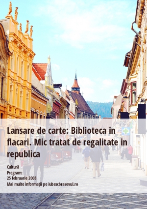 Lansare de carte: Biblioteca in flacari. Mic tratat de regalitate in republica