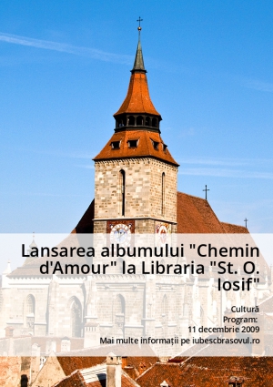 Lansarea albumului "Chemin d'Amour" la Libraria "St. O. Iosif"