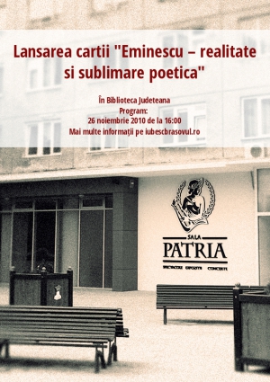 Lansarea cartii "Eminescu – realitate si sublimare poetica"