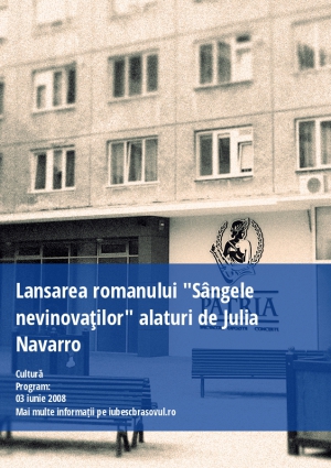 Lansarea romanului "Sângele nevinovaţilor" alaturi de Julia Navarro