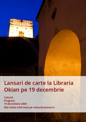 Lansari de carte la Libraria Okian pe 19 decembrie