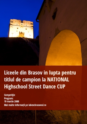 Liceele din Brasov in lupta pentru titlul de campion la NATIONAL Highschool Street Dance CUP