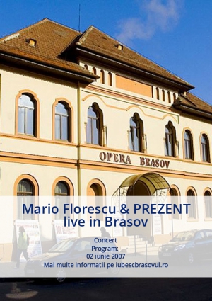 Mario Florescu & PREZENT live in Brasov