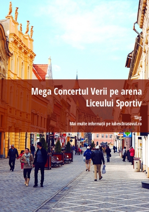 Mega Concertul Verii pe arena Liceului Sportiv