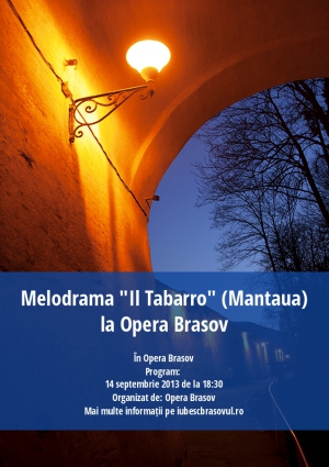 Melodrama "Il Tabarro" (Mantaua) la Opera Brasov