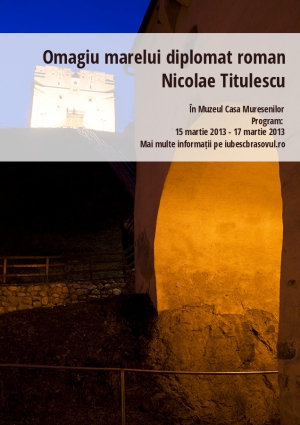 Omagiu marelui diplomat roman Nicolae Titulescu