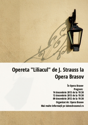 Opereta "Liliacul" de J. Strauss la Opera Brasov