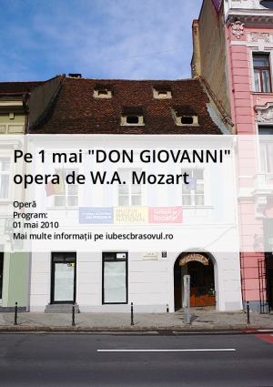 Pe 1 mai "DON GIOVANNI" opera de W.A. Mozart