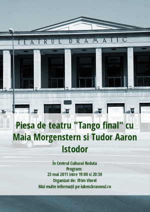 Piesa de teatru "Tango final" cu Maia Morgenstern si Tudor Aaron Istodor
