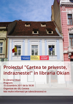 Proiectul "Cartea te priveste, indrazneste!" in libraria Okian