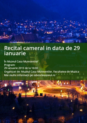 Recital cameral in data de 29 ianuarie