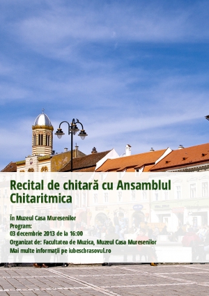 Recital de chitară cu Ansamblul Chitaritmica