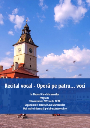 Recital vocal - Operă pe patru... voci