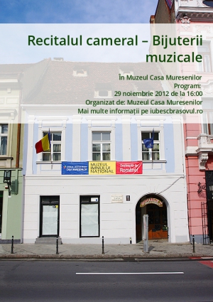 Recitalul cameral – Bijuterii muzicale