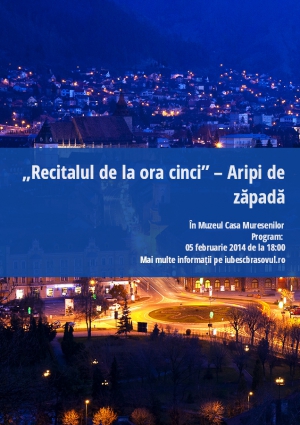 „Recitalul de la ora cinci” – Aripi de zăpadă