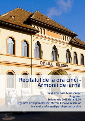 Recitalul de la ora cinci - Armonii de iarnă