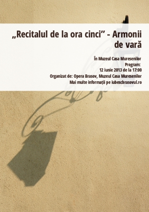 „Recitalul de la ora cinci” - Armonii de vară