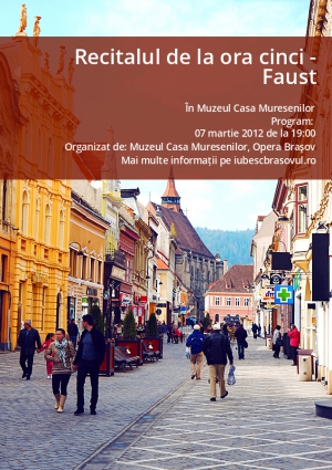 Recitalul de la ora cinci - Faust