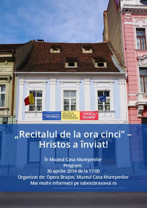 „Recitalul de la ora cinci” – Hristos a înviat!