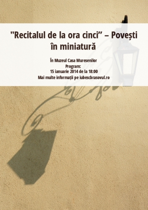 "Recitalul de la ora cinci” – Povești în miniatură