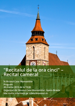 "Recitalul de la ora cinci" – Recital cameral