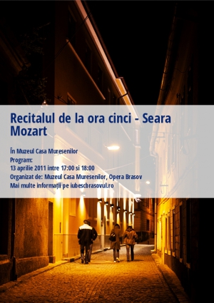 Recitalul de la ora cinci - Seara Mozart