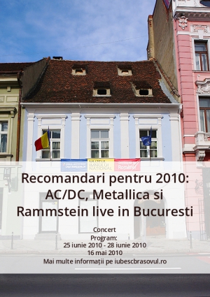 Recomandari pentru 2010: AC/DC, Metallica si Rammstein live in Bucuresti