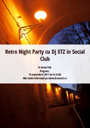 Retro Night Party cu Dj XTZ in Social Club