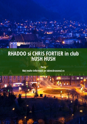 RHADOO si CHRIS FORTIER in club hUSH HUSH